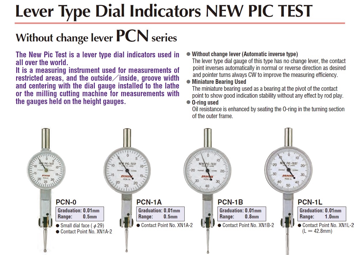Ichiban Precision Sdn Bhd Peacock Peacock Lever Type Dial Indicator